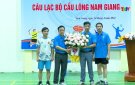 Nam Giang ra mắt CLB cầu lông